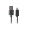 Кабел Lanberg USB-C - CA-USBO-10CU-0005-BK