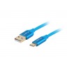 Кабел Lanberg USB-C - CA-USBO-22CU-0018-BL