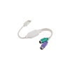 Адаптер Lanberg adapter USB -> PS - AD-0025-W