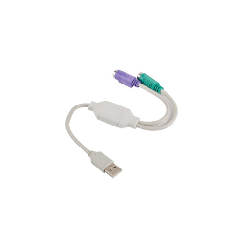 Адаптер Lanberg adapter USB -> PS - AD-0025-W