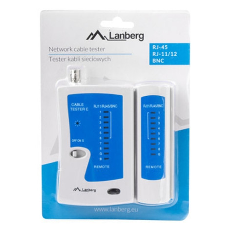 Инструмент Lanberg cable tester for RJ-45 - NT-0401