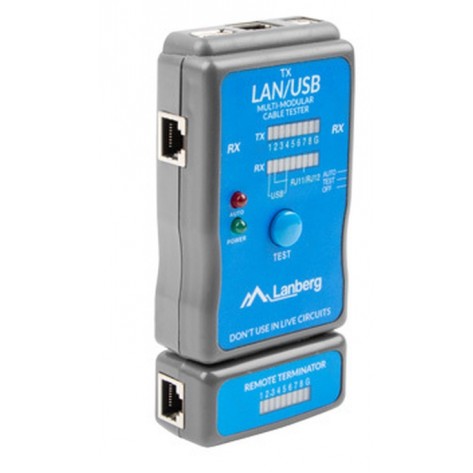 Инструмент Lanberg cable tester for wiring terminated with RJ-45 - NT-0403