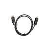 Кабел Lanberg display port  - CA-DPHD-10CC-0010-BK