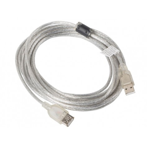 Кабел Lanberg extension cable USB 2.0 AM-AF - CA-USBE-12CC-0050-TR