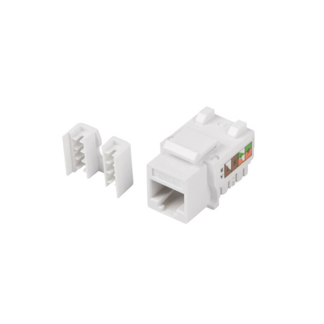 Конектор Lanberg keystone module RJ45 90° UTP CAT.6 - KSU6-1090