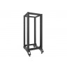 Комуникационен шкаф Lanberg open rack 27U  600x800 - OR01-6827-B