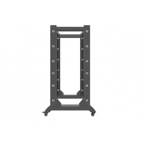 Комуникационен шкаф Lanberg open rack 27U  600x800 - OR01-6827-B