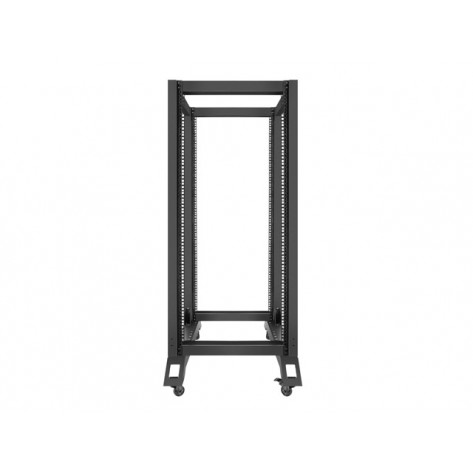Комуникационен шкаф Lanberg open rack 27U  600x800 - OR01-6827-B