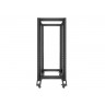 Комуникационен шкаф Lanberg open rack 27U  600x800 - OR01-6827-B