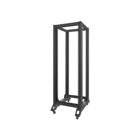 Комуникационен шкаф Lanberg open rack 32U  600x800 - OR01-6832-B