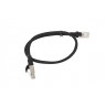 Кабел Lanberg patch cord CAT.5E 0.5m - PCU5-10CC-0050-BK