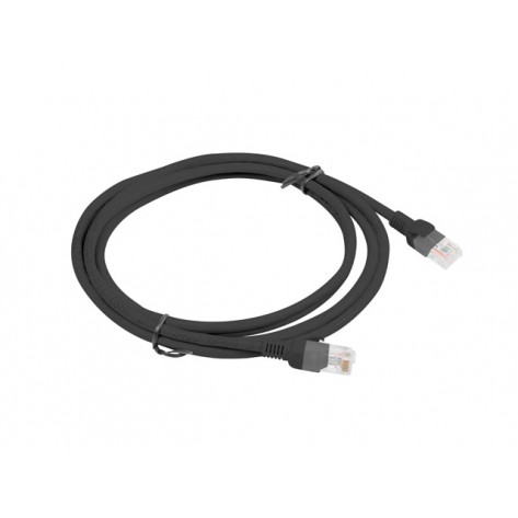 Кабел Lanberg patch cord CAT.5E 2m - PCU5-10CC-0200-BK