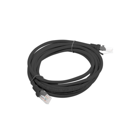 Кабел Lanberg patch cord CAT.5E 3m - PCU5-10CC-0300-BK