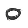 Кабел Lanberg patch cord CAT.5E 3m - PCU5-10CC-0300-BK