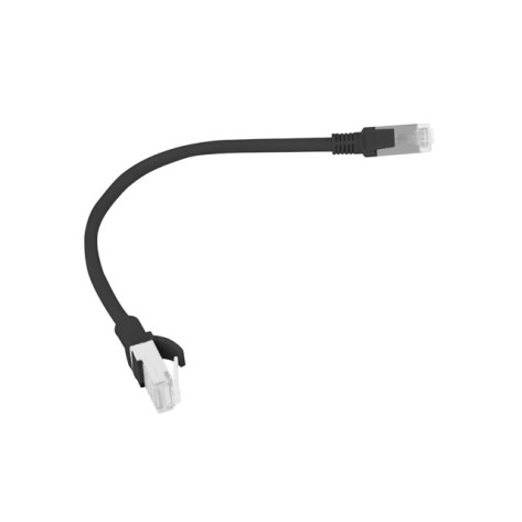 Кабел Lanberg patch cord CAT.6 0.25m - PCU6-10CC-0025-BK