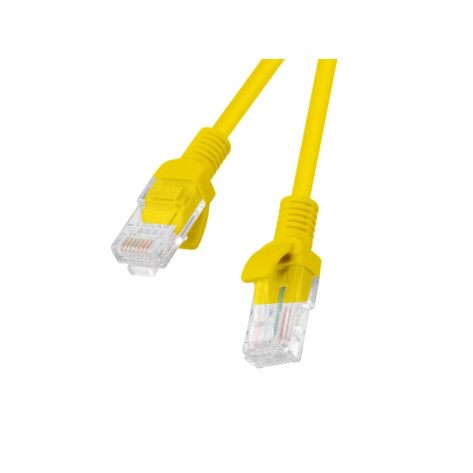 Кабел Lanberg patch cord CAT.6 0.5m - PCU6-10CC-0050-Y