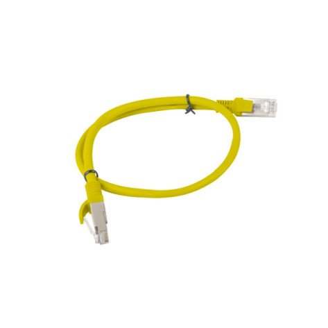 Кабел Lanberg patch cord CAT.6 0.5m - PCU6-10CC-0050-Y