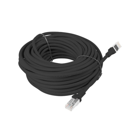 Кабел Lanberg patch cord CAT.6 15m - PCU6-10CC-1500-BK