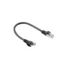 Кабел Lanberg patch cord CAT.6 FTP 0.25m - PCF6-10CC-0025-BK