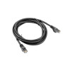 Кабел Lanberg patch cord CAT.6 FTP 1m - PCF6-10CC-0100-BK