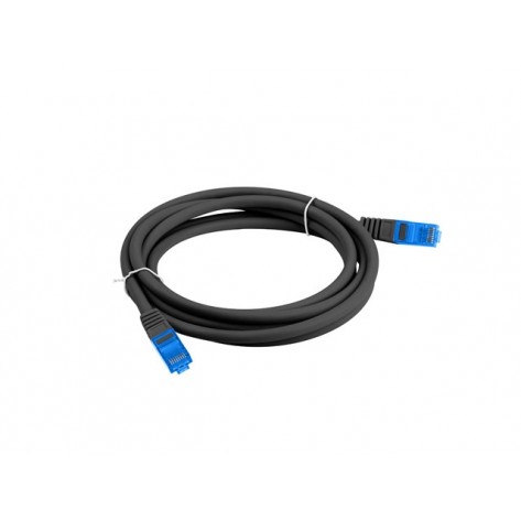 Кабел Lanberg patchcord CAT.6A FTP LSZH CCA 0.5m Fluke Passed - PCF6A-10CC-0050-BK