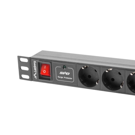 Филтър Lanberg power distribution unit  - PDU-07F-0200-IEC-BK