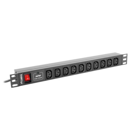 Филтър Lanberg power distribution unit  - PDU-10I-0200-IEC-BK