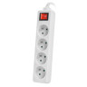 Разклонител Lanberg power strip 1.5m - PS1-04E-0150-W