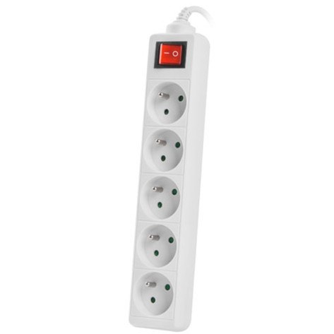 Разклонител Lanberg power strip 1.5m - PS1-05E-0150-W