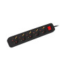 Разклонител Lanberg power strip 1.5m - PS1-05F-0150-BK