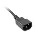 Разклонител Lanberg power strip 1m - PS0-04E-0100-IEC-BK