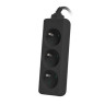 Разклонител Lanberg power strip 3m - PS0-03E-0300-BK