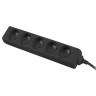 Разклонител Lanberg power strip 3m - PS0-05E-0300-BK