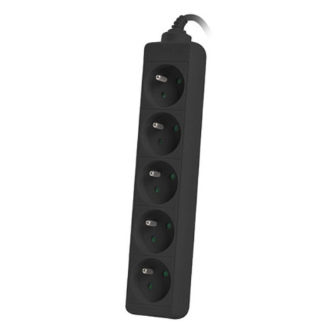 Разклонител Lanberg power strip 3m - PS0-05E-0300-BK