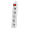 Разклонител Lanberg power strip 3m - PS1-05E-0300-W