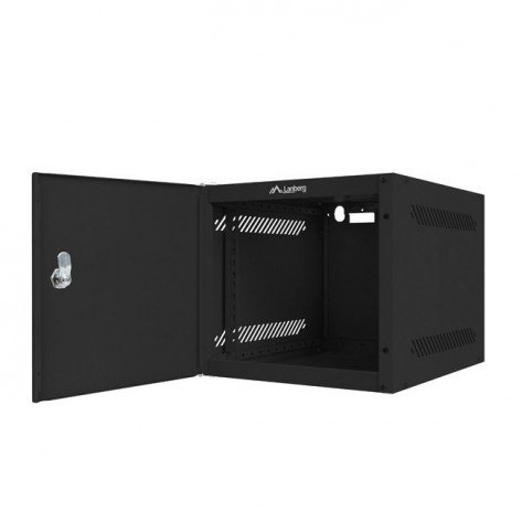 Комуникационен шкаф Lanberg rack cabinet 10" wall-mount 4U  - WF10-2304-00B