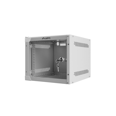 Комуникационен шкаф Lanberg rack cabinet 10” wall-mount 4U  - WF10-2304-10S