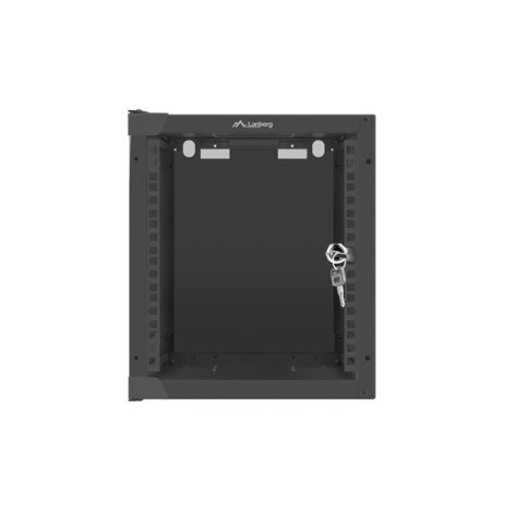 Комуникационен шкаф Lanberg rack cabinet 10” wall-mount 6U  - WF10-2306-10B