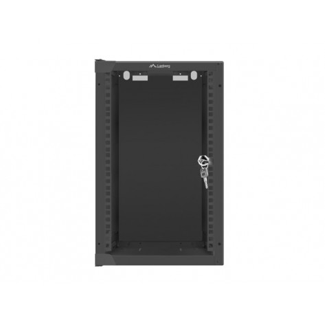 Комуникационен шкаф Lanberg rack cabinet 10” wall-mount 9U  - WF10-2309-10B