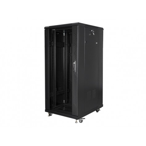 Комуникационен шкаф Lanberg rack cabinet 19" free-standing 27U  - FF01-6827-12B