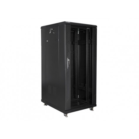 Комуникационен шкаф Lanberg rack cabinet 19" free-standing 27U  - FF01-6827-12B