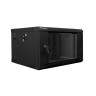 Комуникационен шкаф Lanberg rack cabinet 19” double-section wall-mount 6U  - WF02-6606-10B