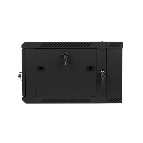Комуникационен шкаф Lanberg rack cabinet 19” double-section wall-mount 6U  - WF02-6606-10B