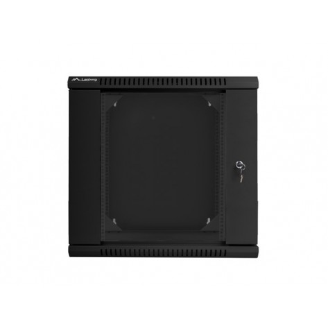 Комуникационен шкаф Lanberg rack cabinet 19” double-section wall-mount 12U  - WF02-6612-10B