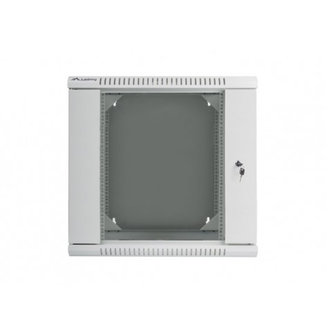 Комуникационен шкаф Lanberg rack cabinet 19” double-section wall-mount 12U  - WF02-6612-10S