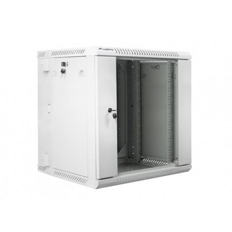 Комуникационен шкаф Lanberg rack cabinet 19” double-section wall-mount 12U  - WF02-6612-10S