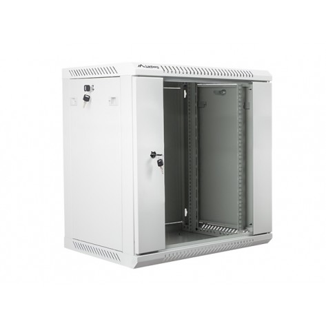 Комуникационен шкаф Lanberg rack cabinet 19” wall-mount 12U  - WF01-6412-10S