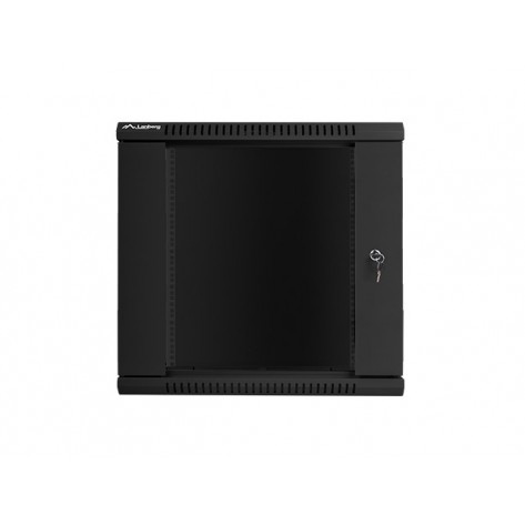 Комуникационен шкаф Lanberg rack cabinet 19” wall-mount 12U  - WF01-6612-10B