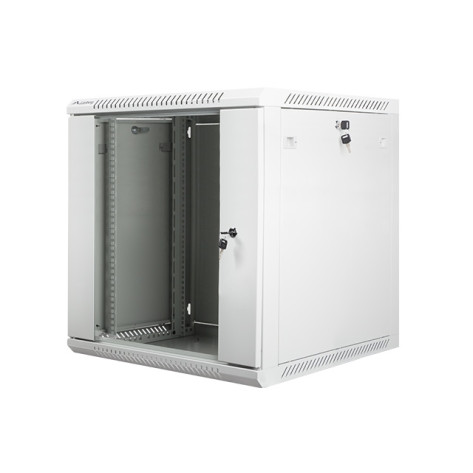 Комуникационен шкаф Lanberg rack cabinet 19” wall-mount 12U  - WF01-6612-10S