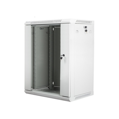 Комуникационен шкаф Lanberg rack cabinet 19” wall-mount 15U  - WF01-6415-10S